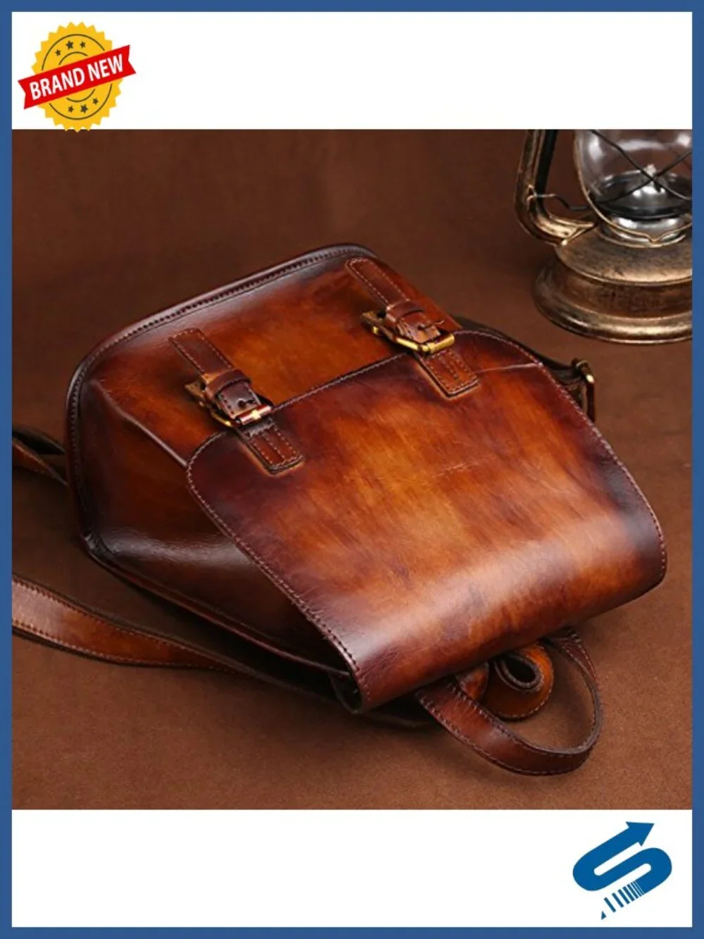 Genuine Leather Backpack for Women, Vintage Rucksack, Travel & Work Daypack